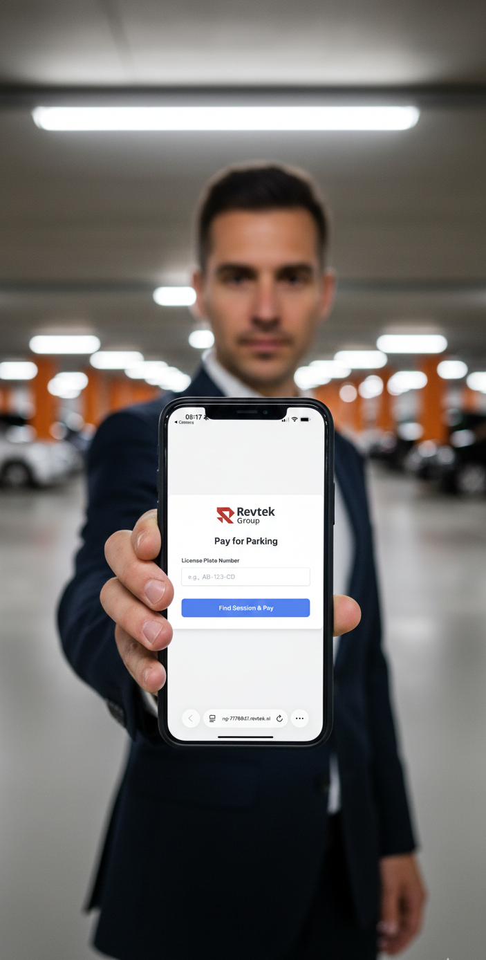 Revtek betaald parkeren sessieoverzicht