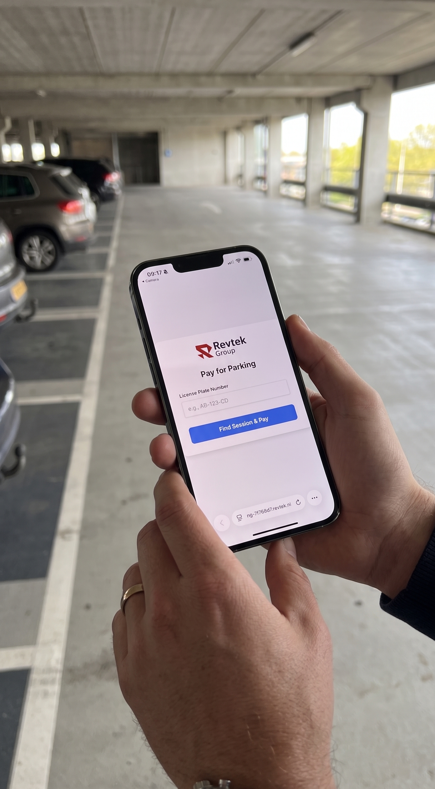 Revtek betaald parkeren sessieoverzicht